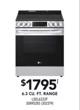 Réno Dépôt LG 6.3 CU. FT. RANGE offer