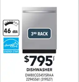 Réno Dépôt SAMSUNG DISHWASHER offer