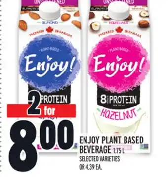 Metro ENJOY PLANT BASED BEVERAGE offer