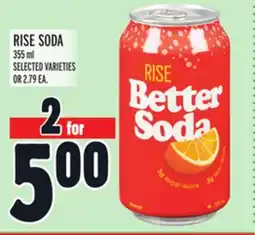 Metro RISE SODA offer