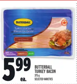 Metro BUTTERBALL TURKEY BACON offer