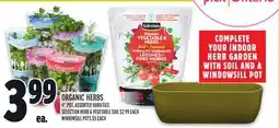 Metro ORGANIC HERBS offer