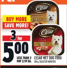 Metro CESAR WET DOG FOOD offer