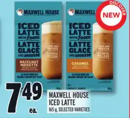 Metro MAXWELL HOUSE ICED LATTE offer