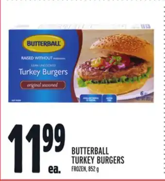 Metro BUTTERBALL TURKEY BURGERS offer