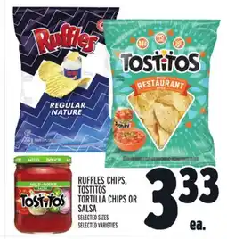 Metro RUFFLES CHIPS, TOSTITOS TORTILLA CHIPS OR SALSA offer