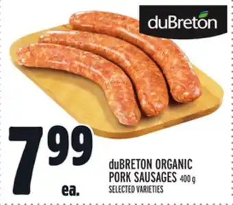 Metro DUBRETON ORGANIC PORK SAUSAGES offer