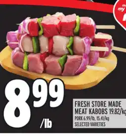 Metro FRESH STORE MADE MEAT KABOBS PORK offer