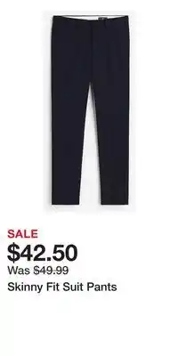 H&M Skinny Fit Suit Pants offer