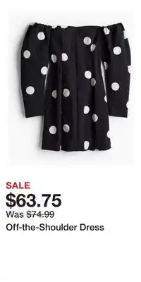 H&M Off-the-Shoulder Dress offer