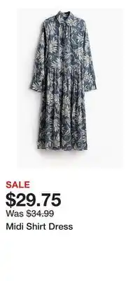 H&M Midi Shirt Dress offer