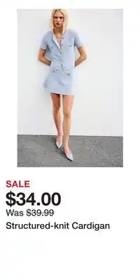 H&M Structured-knit Cardigan offer