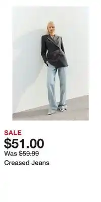 H&M Creased Jeans offer