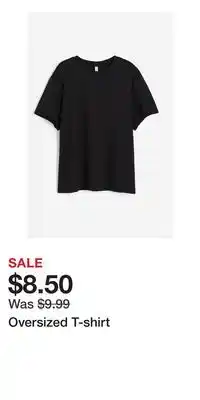 H&M Oversized T-shirt offer