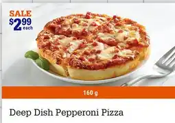 M & M Food Market Deep Dish Pepperoni Pizza offer