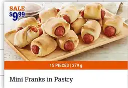 M & M Food Market Mini Franks in Pastry offer
