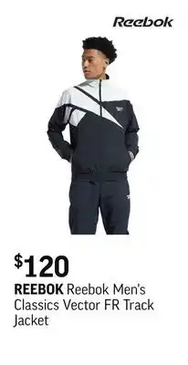 Sport Chek Reebok Men's Classics Vector FR Track Jacket offer