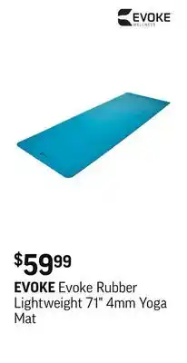 Sport Chek Evoke Rubber Lightweight 71 4mm Yoga Mat offer