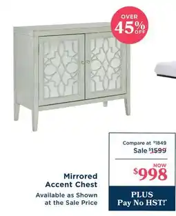 La Z Boy Mirrored Accent Chest offer