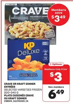 Independent City Market CRAVE OR KRAFT DINNER ENTRÉES, 200-340 G offer