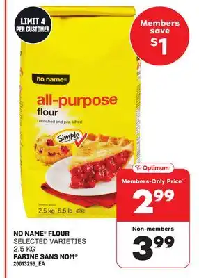 Independent City Market NO NAME FLOUR, 2.5 KG offer