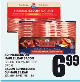 Independent City Market SCHNEIDERS OR MAPLE LEAF BACON, 375 G offer