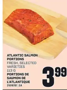 Independent City Market ATLANTIC SALMON PORTIONS, 113 G offer