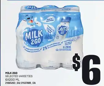 Independent City Market MILK 2GO, 6X200 ML offer