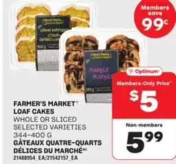 Independent City Market FARMER'S MARKET LOAF CAKES, 344-400 G offer