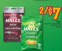 PharmaChoice Halls Cough Lozenges Bag offer
