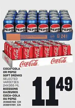 Independent City Market COCA-COLA OR PEPSI SOFT DRINKS, 24X355 ML offer