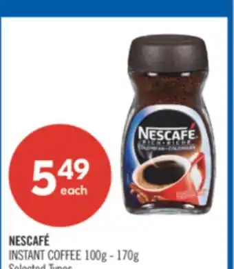 Shoppers Drug Mart NESCAFÉ INSTANT COFFEE offer