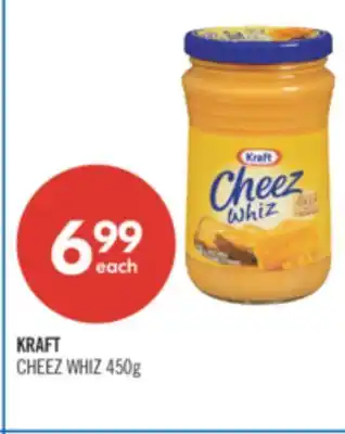 Shoppers Drug Mart KRAFT CHEEZ WHIZ offer