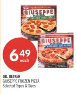 Shoppers Drug Mart DR. OETKER GIUSEPPE FROZEN PIZZA offer
