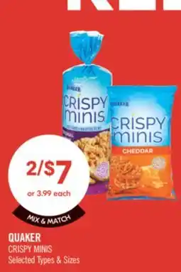 Shoppers Drug Mart QUAKER CRISPY MINIS offer