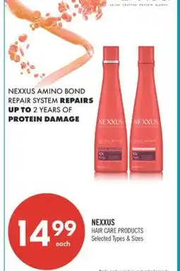 Shoppers Drug Mart NEXXUS HAIR CARE PRODUCTS offer