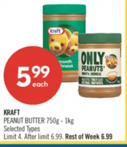Shoppers Drug Mart KRAFT PEANUT BUTTER offer