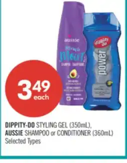 Shoppers Drug Mart DIPPITY-DO STYLING GEL (350mL), AUSSIE SHAMPOO or CONDITIONER (360mL) offer