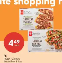 Shoppers Drug Mart PC FROZEN FLATBREAD offer