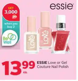 Rexall ESSIE Love or Gel Couture Nail Polish offer