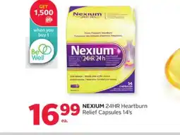 Rexall NEXIUM 24HR Heartburn Relief Capsules offer