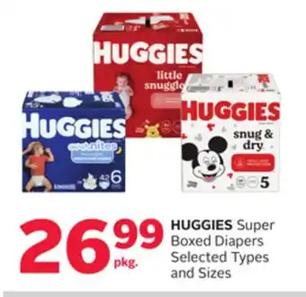 Rexall HUGGIES Super Boxed Diapers offer
