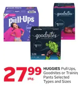 Rexall HUGGIES Pull. Ups, Goodnites or Training Pants offer