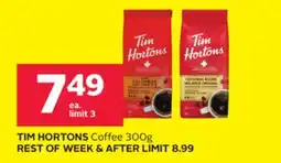 Rexall TIM HORTONS Coffee offer