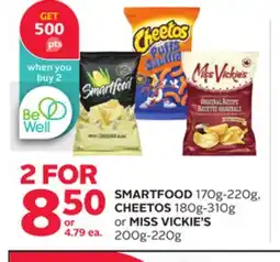 Rexall SMARTFOOD 170g-220g, CHEETOS 180g-310g or MISS VICKIE'S 200g-220g offer