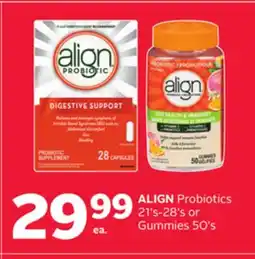 Rexall ALIGN Probiotics 21's-28's or Gummies 50's offer