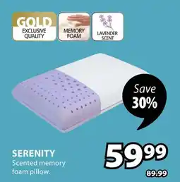 JYSK Serenity Scented Memory Foam Pillow offer