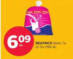 Rexall BEATRICE Skim, 1% or 2% Milk offer