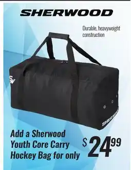Hockey Life SHERWOOD YOUTH CORE CARRY HOCKEY BAG offer