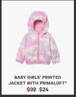 Joe Fresh BABY GIRLS' PRINTED JACKET WITH PRIMALOFT offer